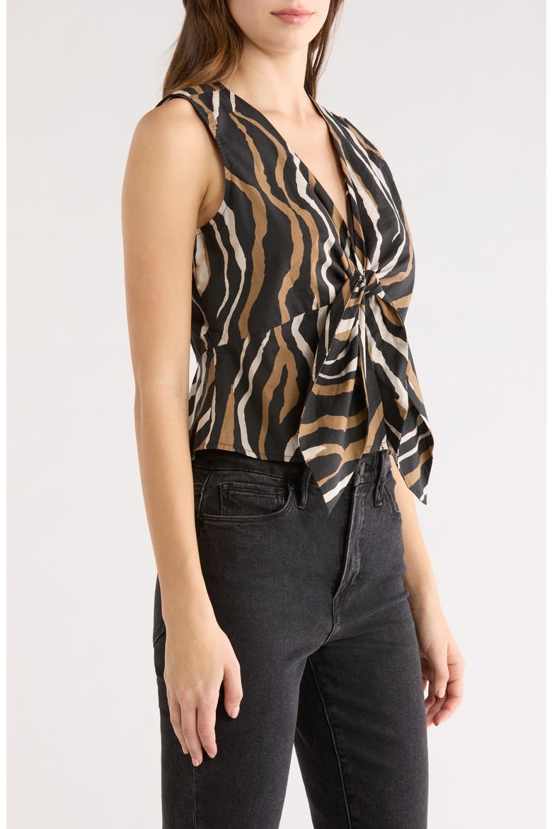 Chala Stripe Sleeveless Cotton Top, Alternate, color, CANYON STRIPE