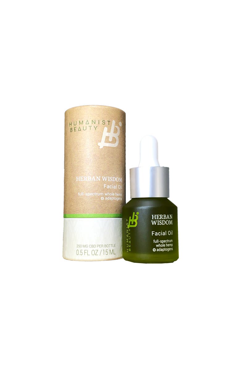 Humanist Beauty Herban Wisdom Facial Oil, Alternate, color, Half Size (0.5Oz)