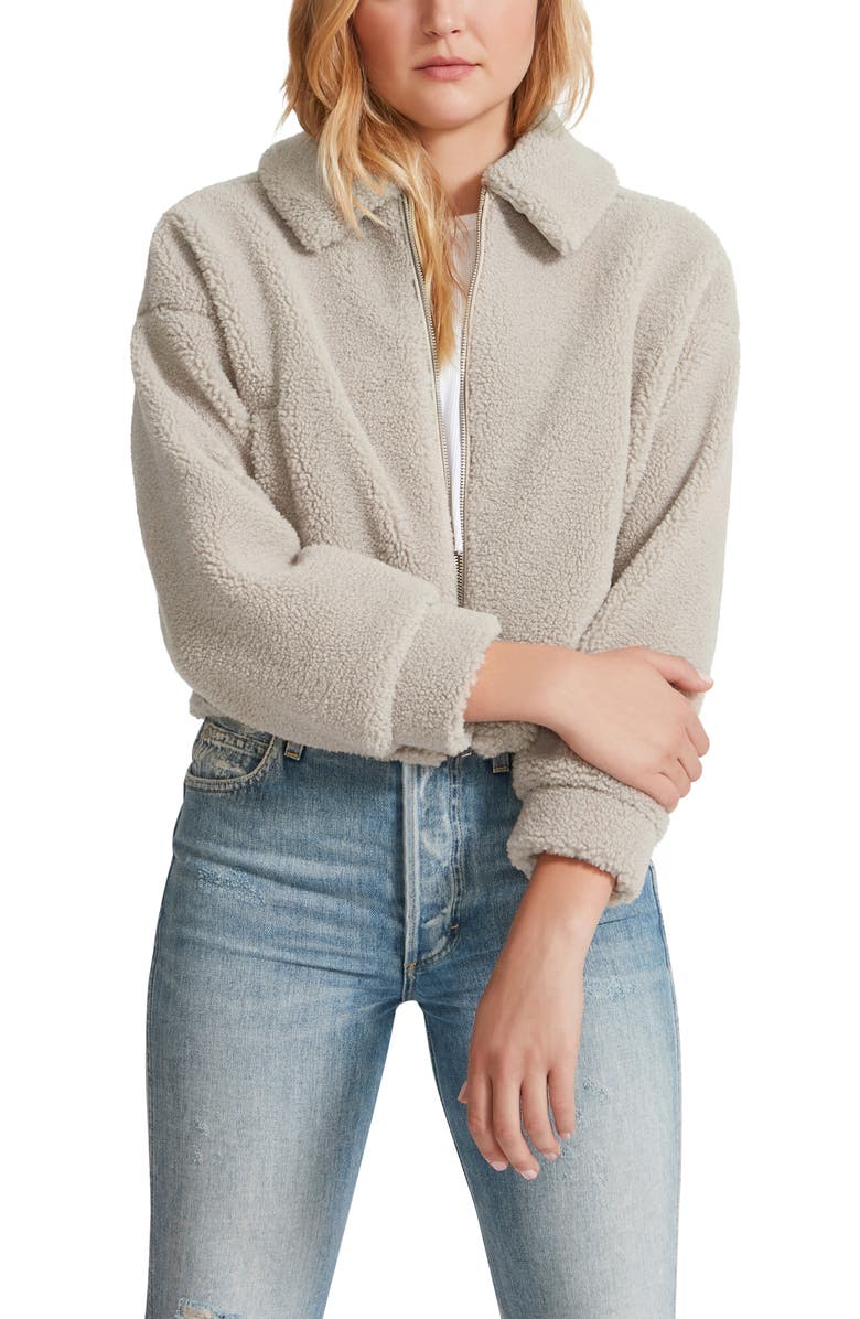 BB Dakota by Steve Madden Teddy to Go Wubby Jacket, Main, color, 