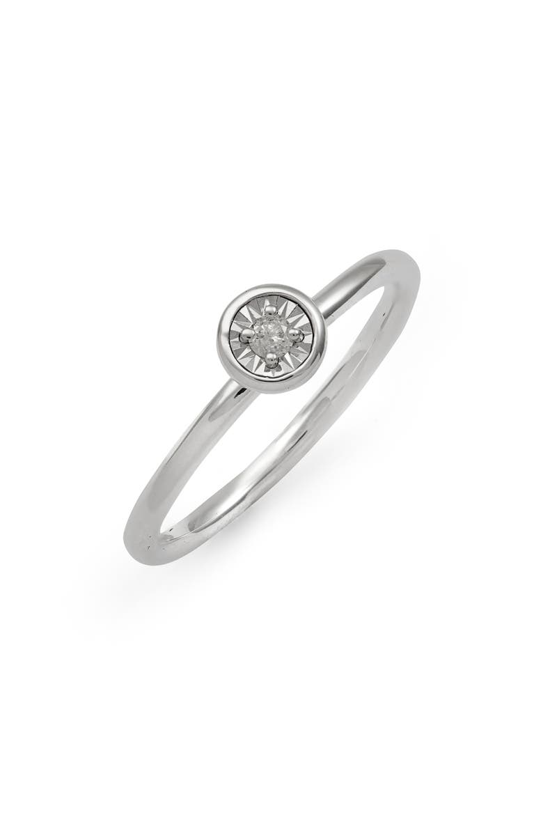Essential Diamond Ring, Main, color, SILVER