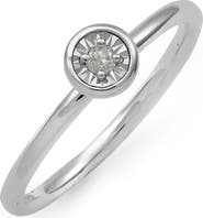 Monica Vinader Essential Diamond Ring