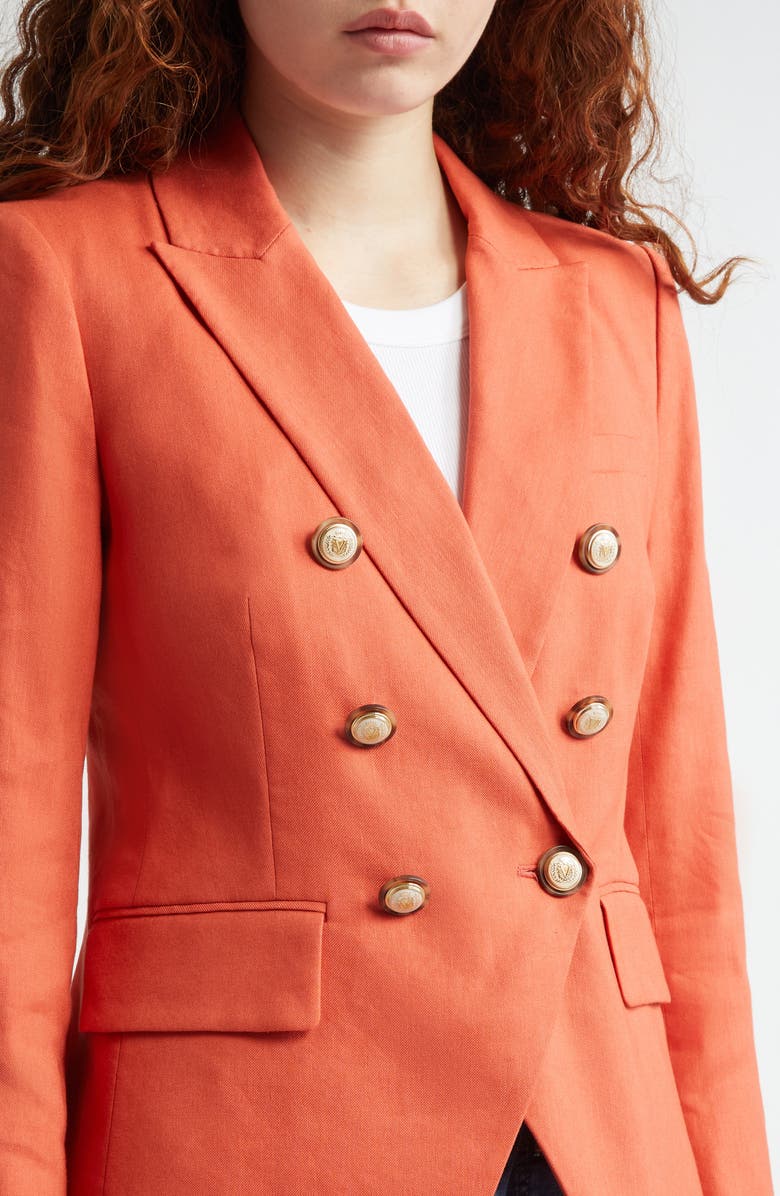 Veronica Beard Miller Dickey Jacket, Alternate, color, Persimmon