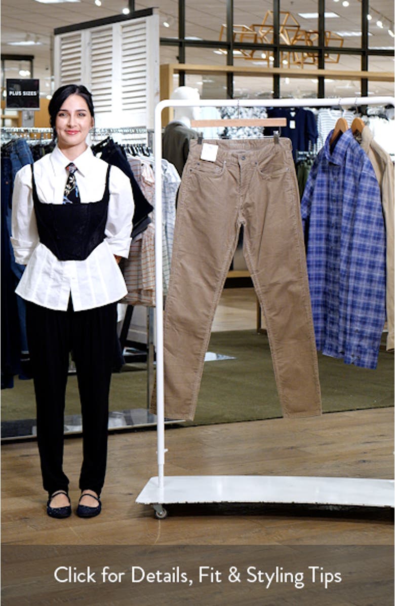 Stirling 2 Skinny Leg Corduroy Pants, sales video thumbnail