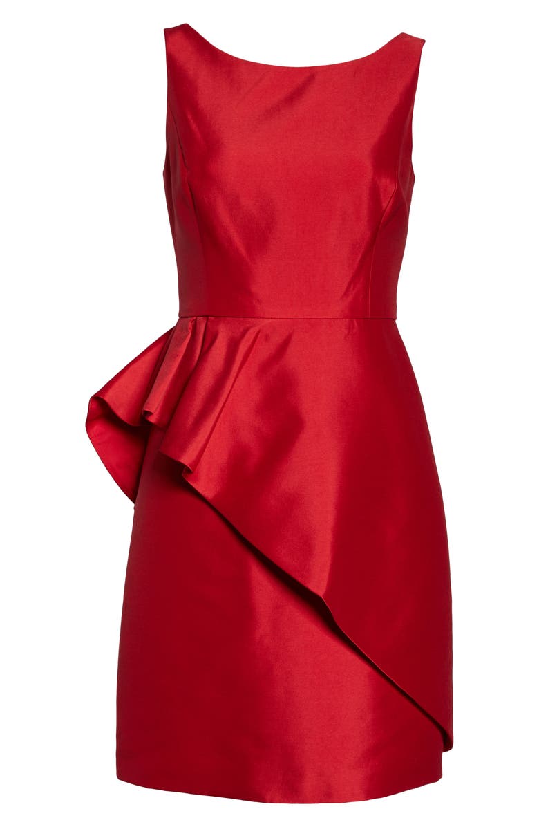 HALSTON Heritage Structured Cocktail Dress, Alternate, color,