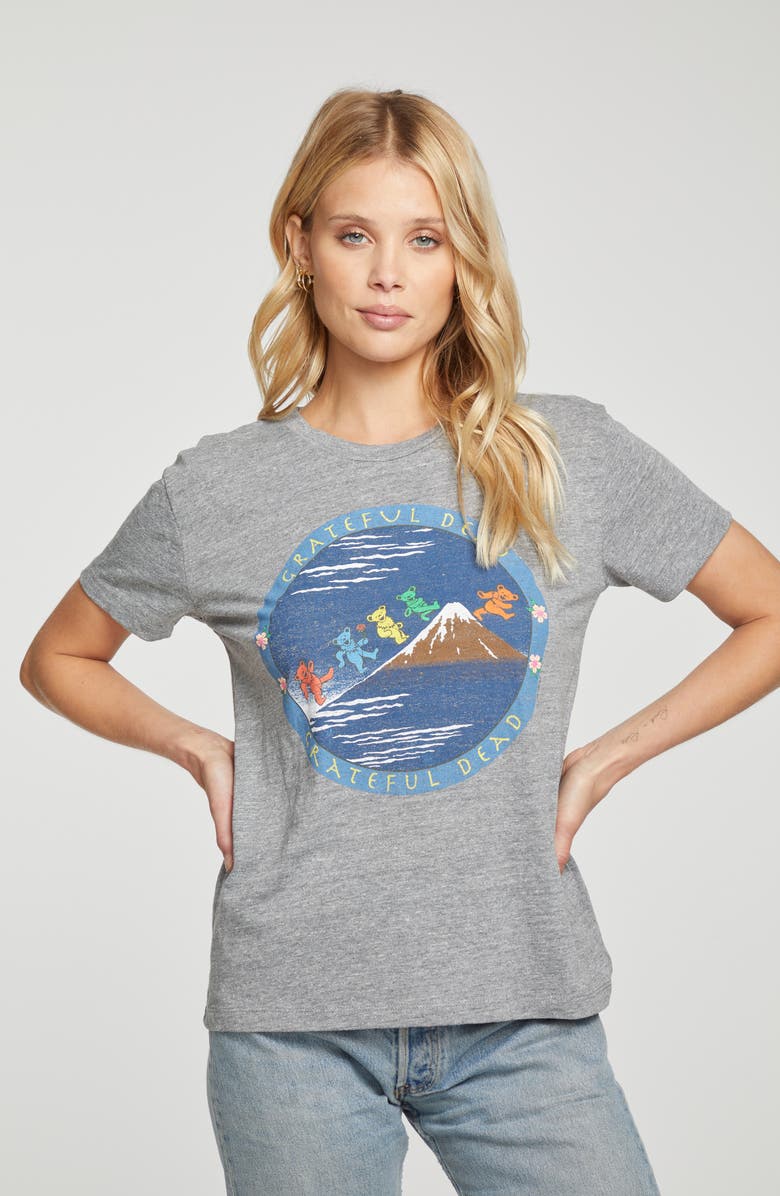 Chaser Grateful Dead Dancing Bears Graphic Tee, Alternate, color, Streaky Grey