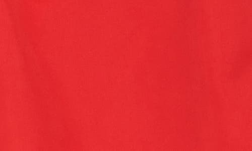 Bugatchi Clyde Solid Swim Trunks In Cherry