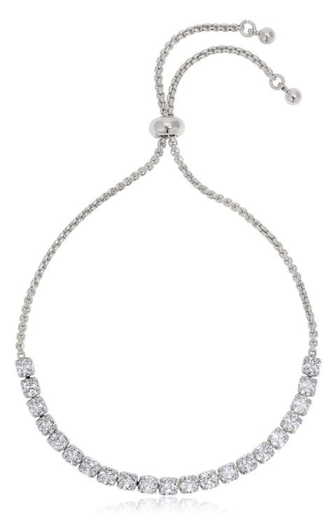 Adjustable Cubic Zirconia Bracelet