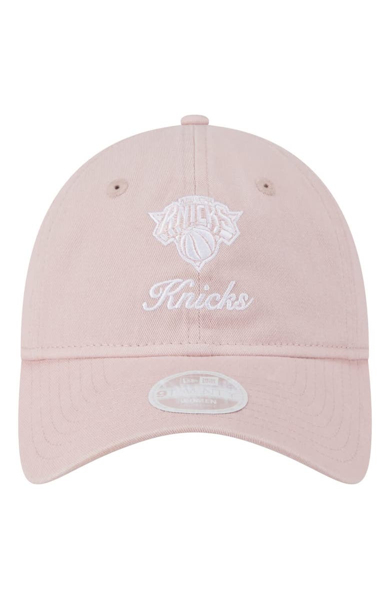 New Era Women's New Era Pink New York Knicks Gameday Preppy 9TWENTY Adjustable Hat, Alternate, color,