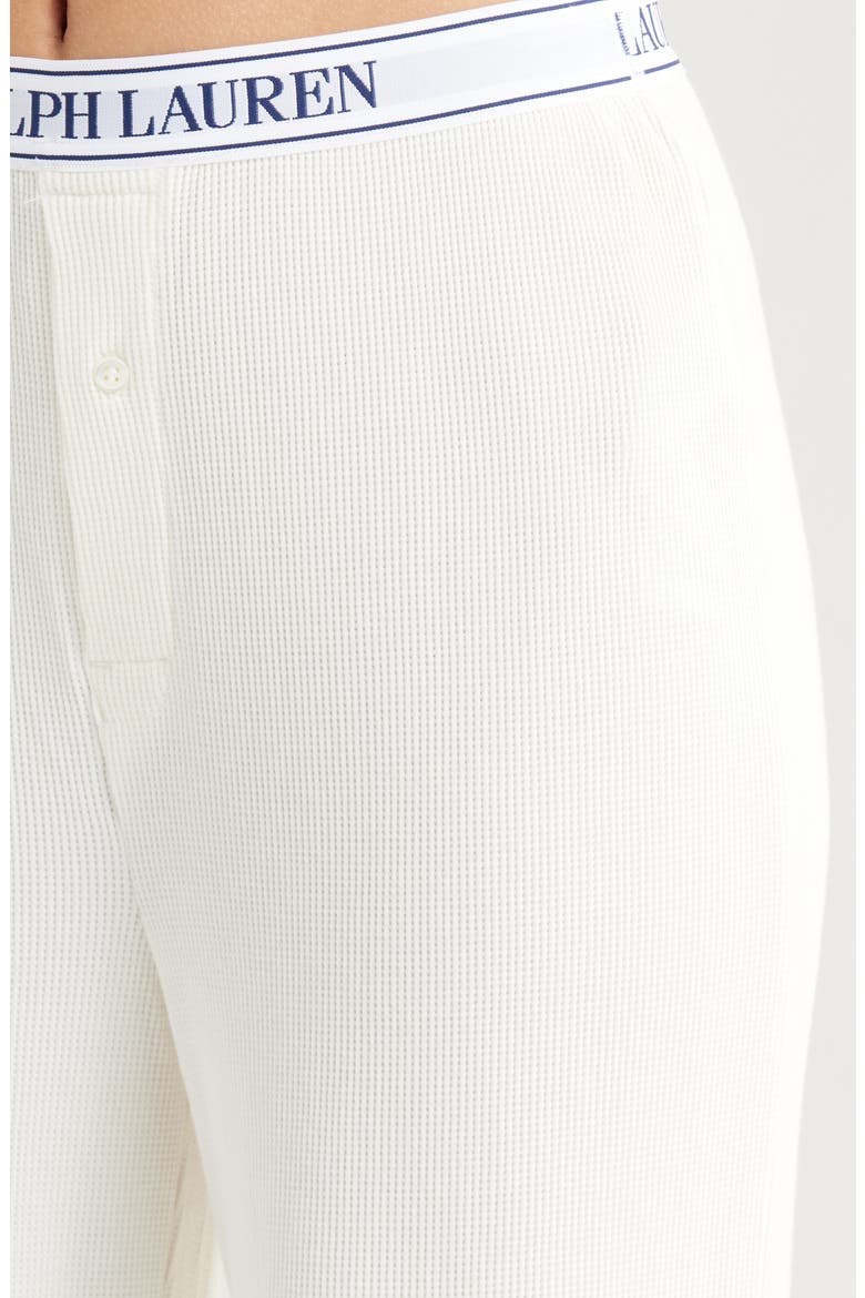 Thermal Knit Pajamas, Alternate, color, ECRU