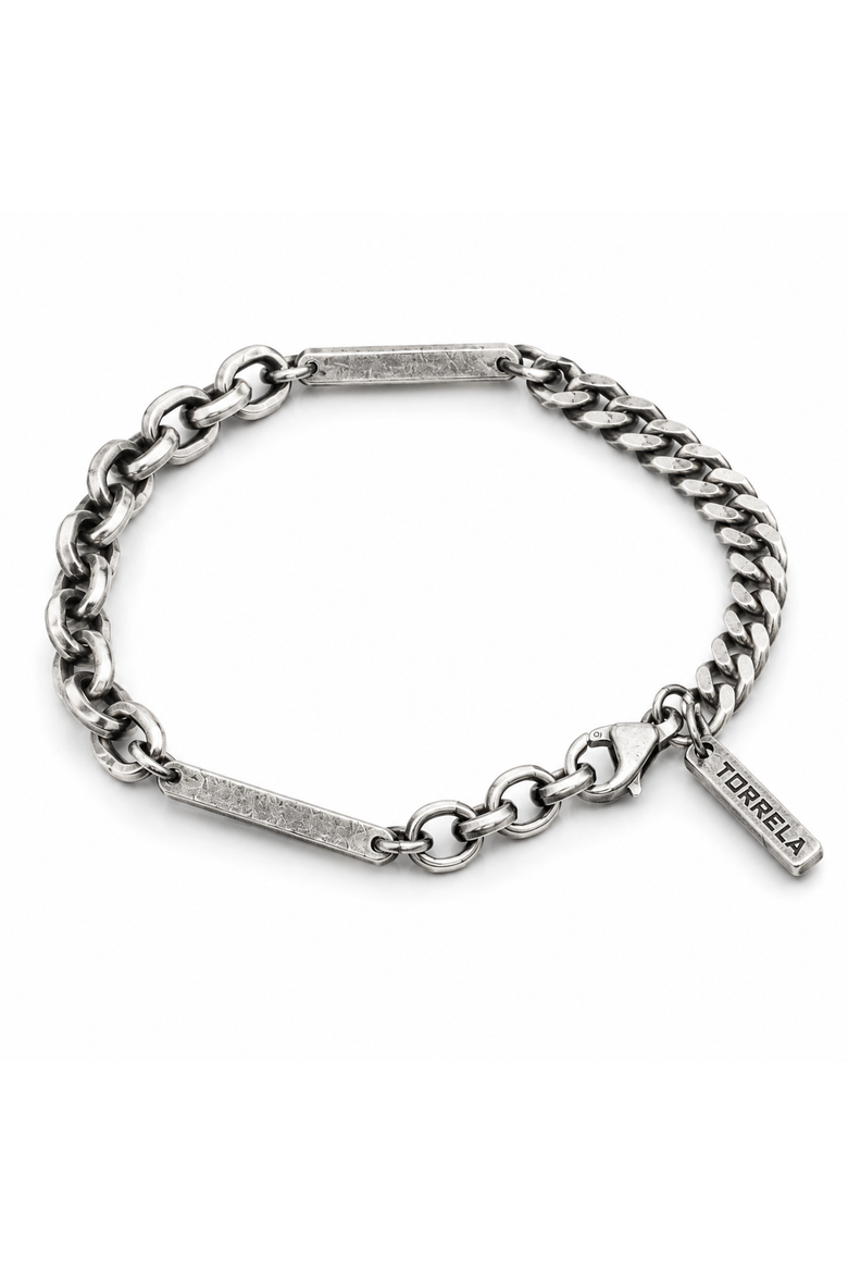 Eterna Mix Silver Bracelet, Main, color, Sterling Silver