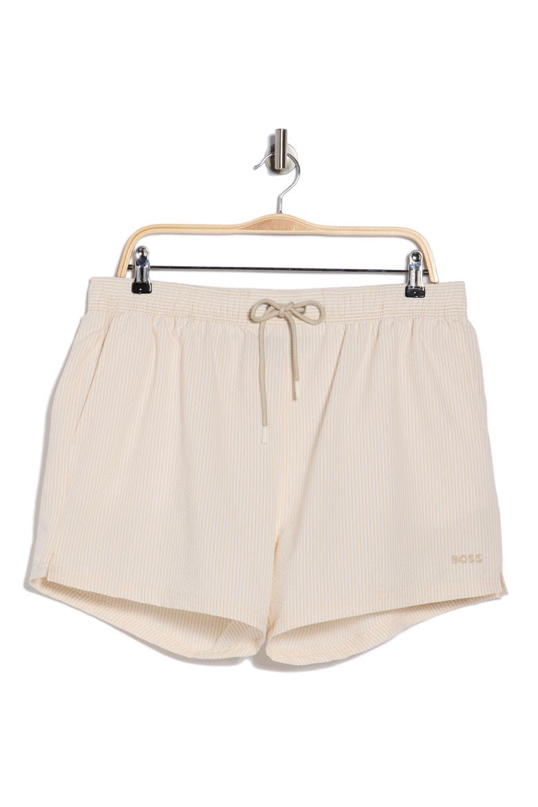 Velvetfish Seersucker Swim Trunks, Alternate, color, OPEN WHITE