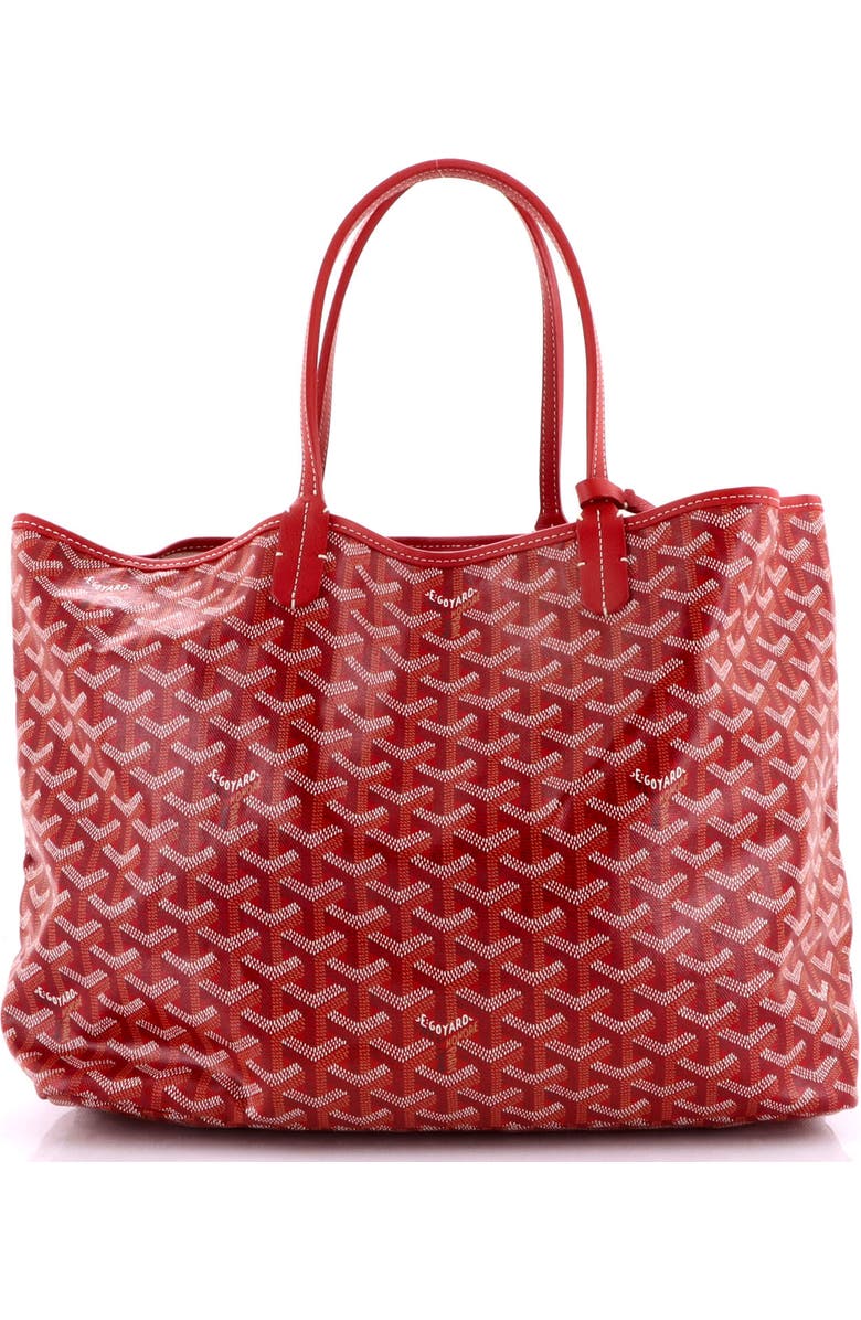 Pre-Owned Goyard Saint Louis Tote Coated Canvas PM, Alternate, color, Red