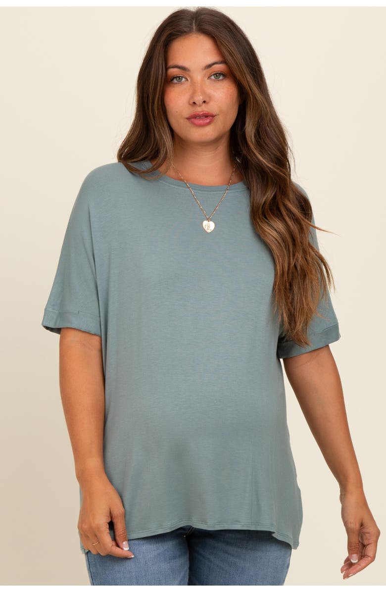 PinkBlush Relaxed Fit T-Shirt, Main, color, Light Olive