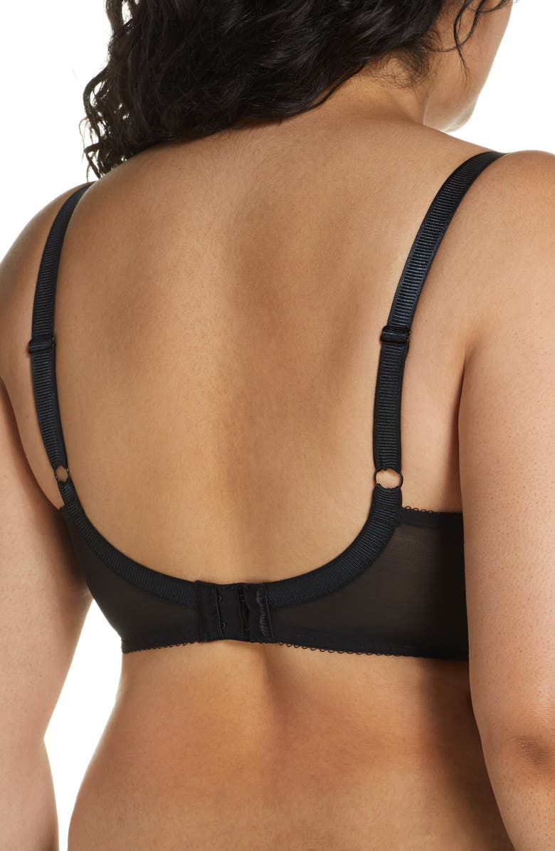 Wacoal La Femme Underwire T-Shirt Bra, Alternate, color, Black