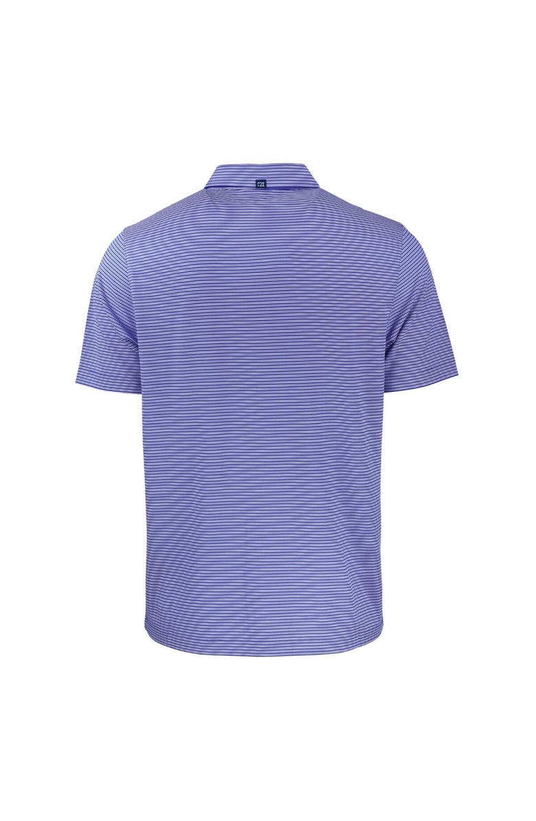 Cutter & Buck Men's Cutter & Buck Royal/White Air Force Falcons Big & Tall Forge Eco Double Stripe Stretch Recycled Polo, Alternate, color,