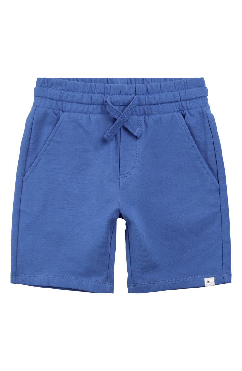 MILES THE LABEL Kids' Stretch Cotton Shorts, Main, color, Royal Blue