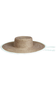 BRUNNA.CO The Lolo Wide-brim Jute Boater Hat