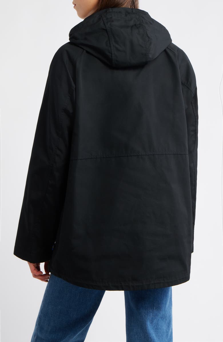 Fjällräven Vardag Anorak Jacket, Alternate, color, Black