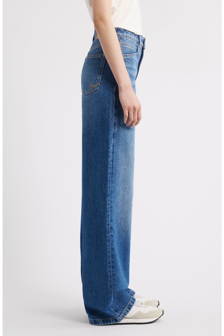 Marlene High Waist Wide Leg Jeans, Alternate, color, BLUE