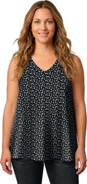Roaman's Plus Size Cotton Ultimate Swing Tank Top