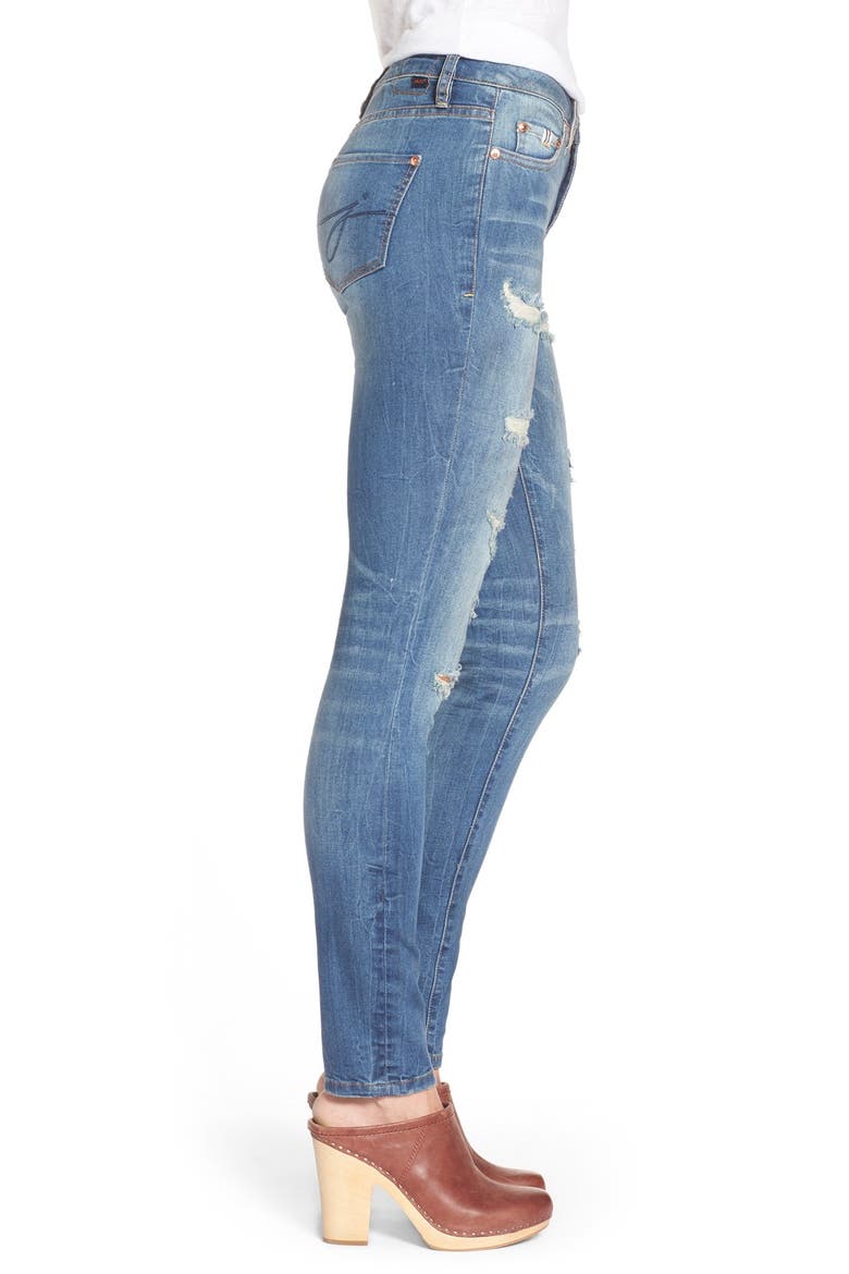 Jeans Sheridan Distressed Skinny Jeans, Alternate, color, BLUE CARBON