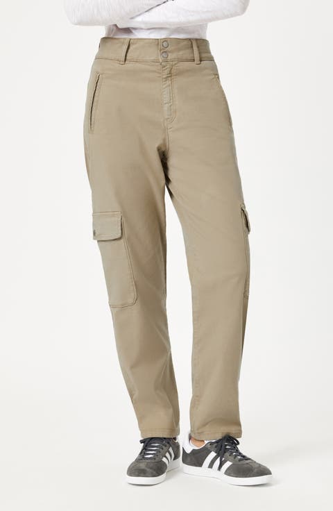 Elise Chinchilla Luxe Twill Cargo Pants