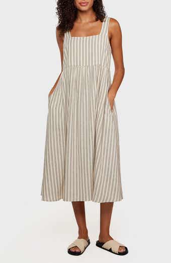 matty m. Jordyn Linen Blend Midi Sundress