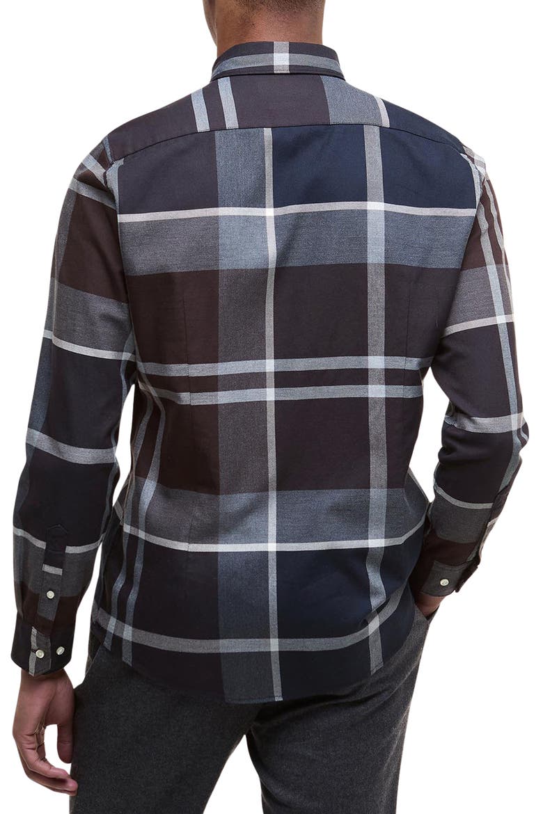 Dunoon Plaid Slim Fit Button-Down Shirt, Alternate, color, MIDNIGHT OAK TARTAN