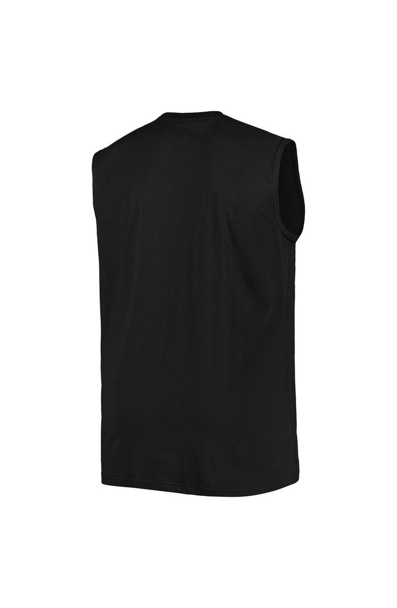 PROFILE Men's Black Michigan State Spartans Big & Tall Tank Top, Alternate, color,