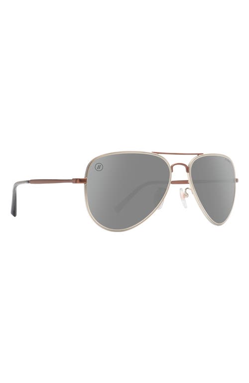 Blenders Eyewear 58mm A Series Polarized Aviator Sunglasses