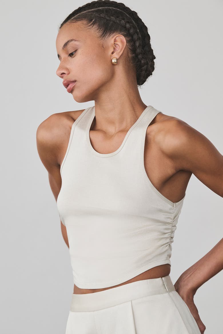 Poise Crop, Alternate, color, Bone