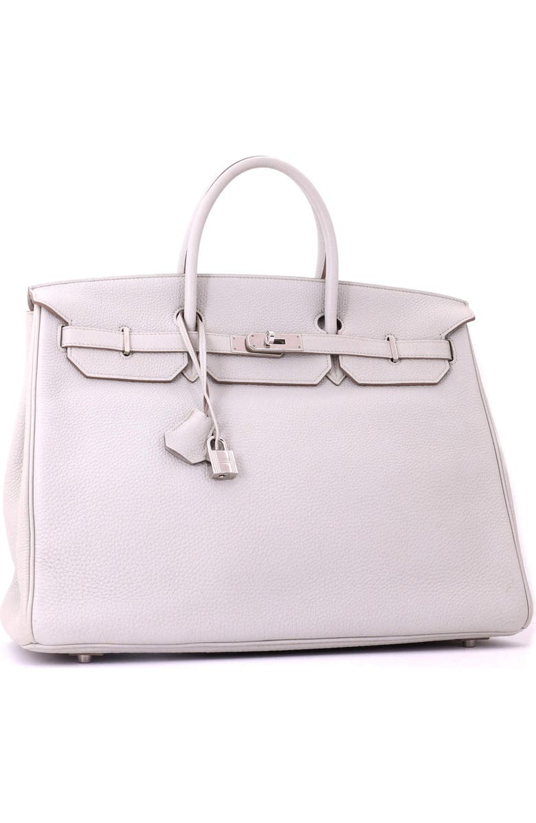 Pre-Owned Hermes Birkin Handbag Grey Togo with Palladium Hardware 40, Alternate, color, Gris Perle