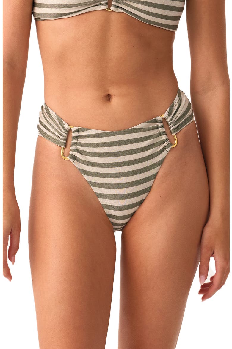 Fanned Detail Bikini Bottoms, Main, color, MEADOW