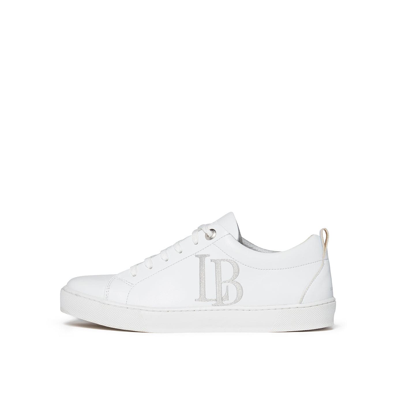 LaBante London LB White Apple Leather Sneakers Women, Main, color, White