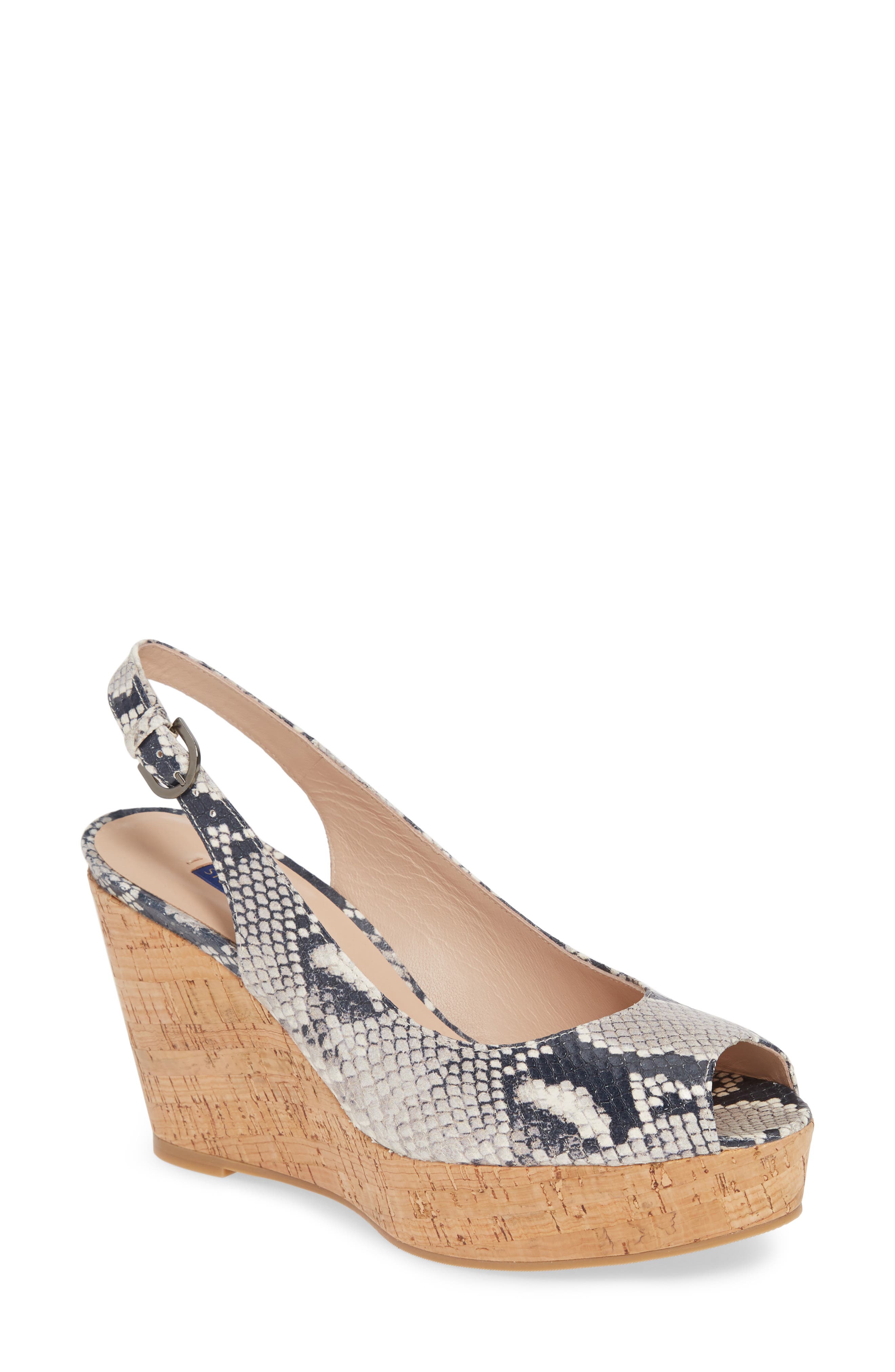 Stuart Weitzman 'Jean' Wedge, Main, color, 