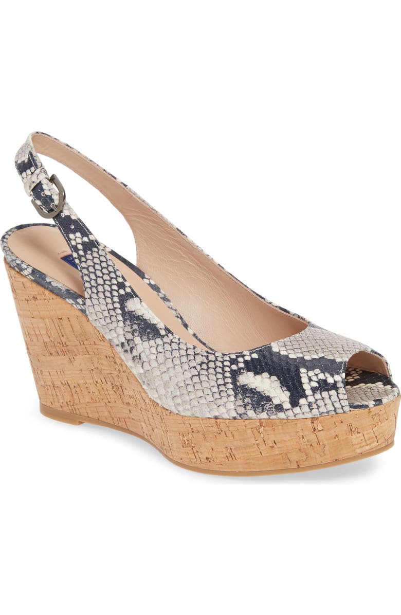 Stuart Weitzman 'Jean' Wedge, Main, color,