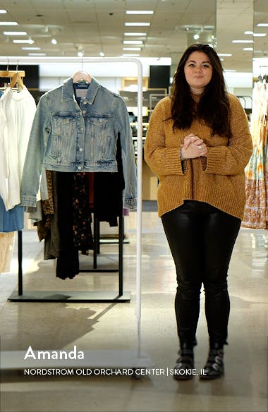 AllSaints Juno Distressed Denim Jacket Nordstromrack