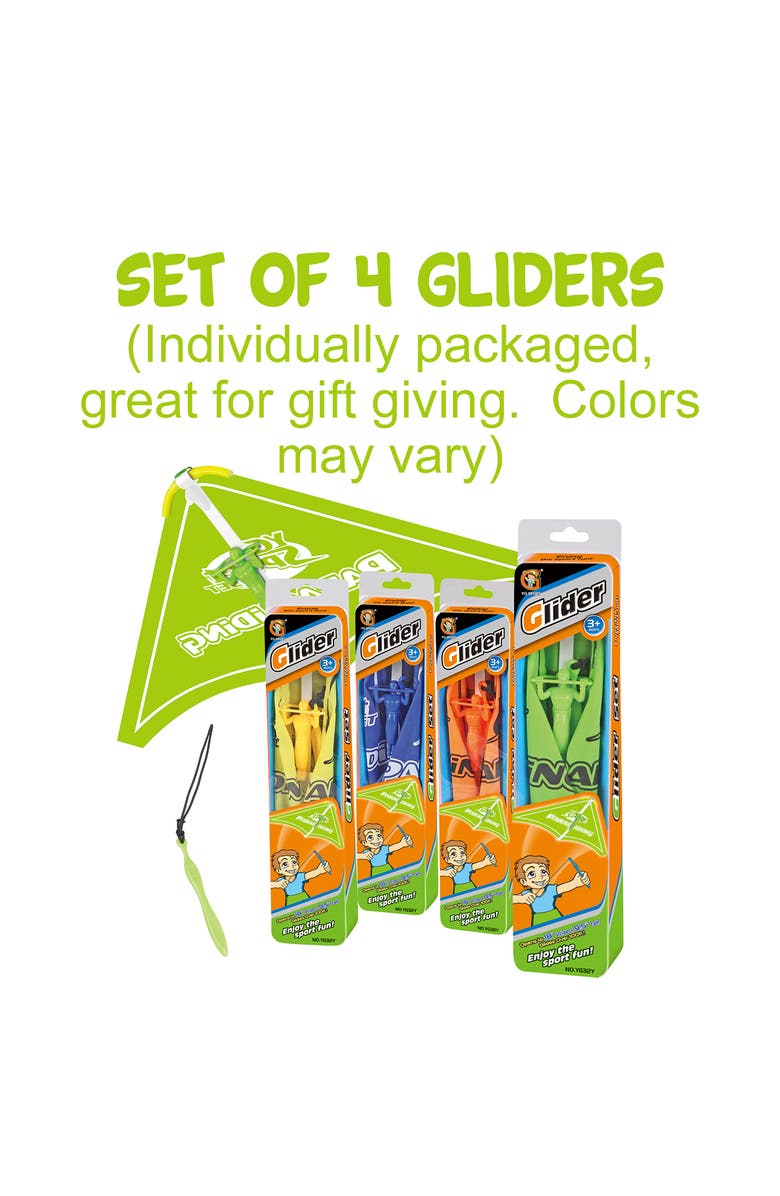 Flight Line Glider 4pk, Multicolor Paragliders 3+, Alternate, color, 