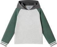 Andy & Evan Kids' Raglan Long Sleeve Hooded T-Shirt