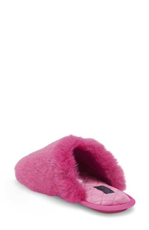 Rachel Roy Marta Faux Fur Slipper In Purple