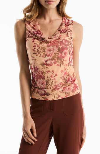 Cowl Neck Sleeveless Top