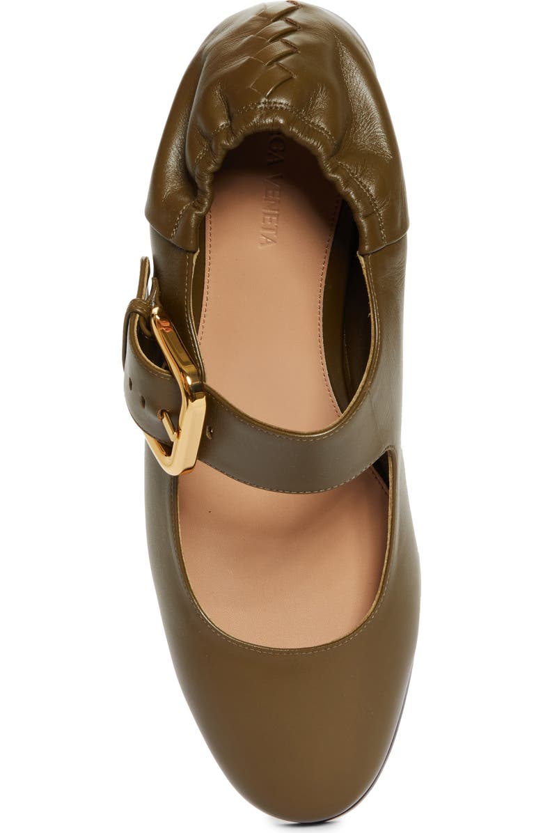 Bottega Veneta Astaire Mary Jane Flat, Alternate, color, Mud