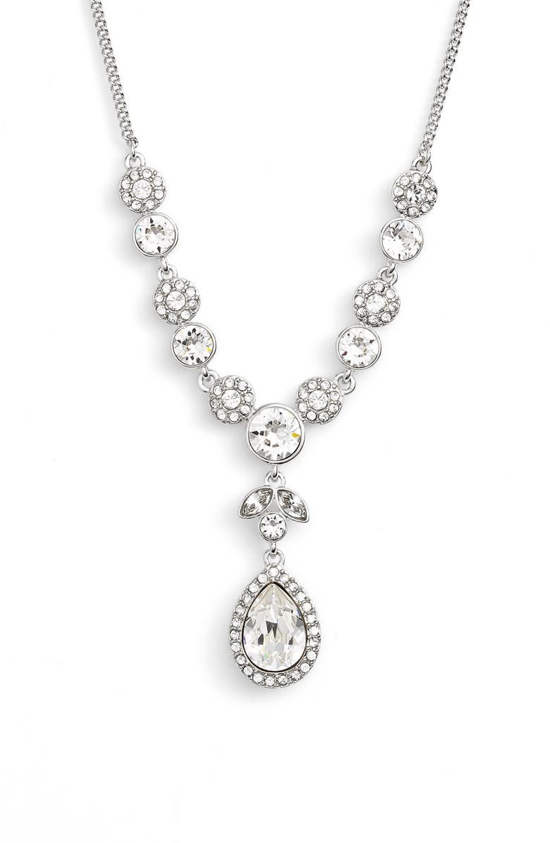 Givenchy Crystal Y-Necklace, Alternate, color, 