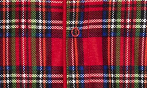 Little Me Plaid Footie In Multi