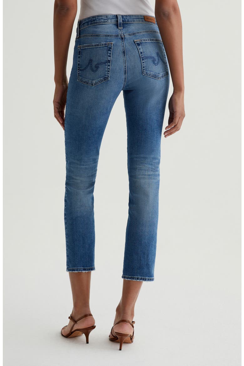 Mari Mid Rise Ankle Slim Straight Leg Jeans, Alternate, color, 13 YEARS REIGN