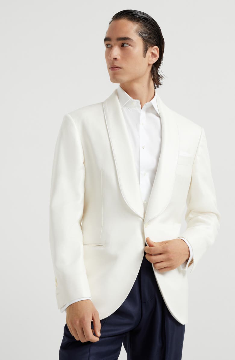 Brunello Cucinelli Tuxedo jacket, Alternate, color, 