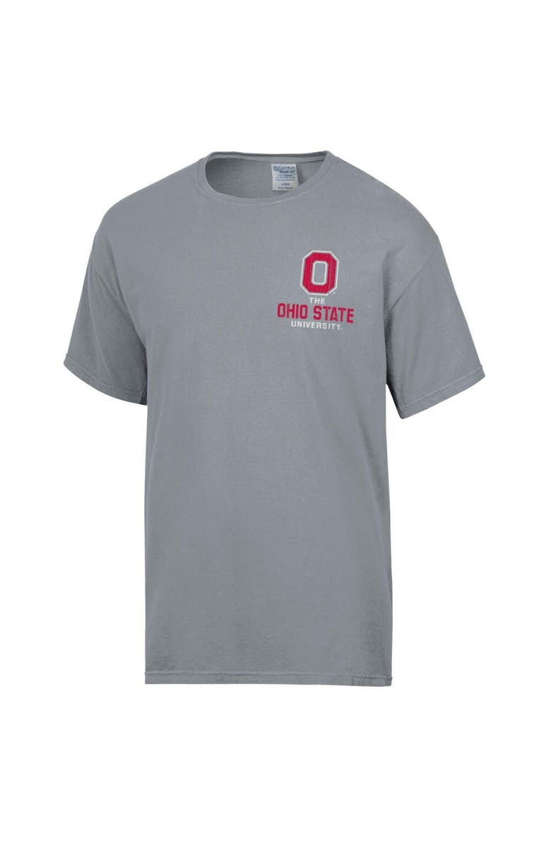 Comfort Wash Men's Comfort Wash Graphite Ohio State Buckeyes Vintage Logo T-Shirt, Alternate, color, 