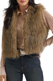 Wrangler Faux Fur Vest