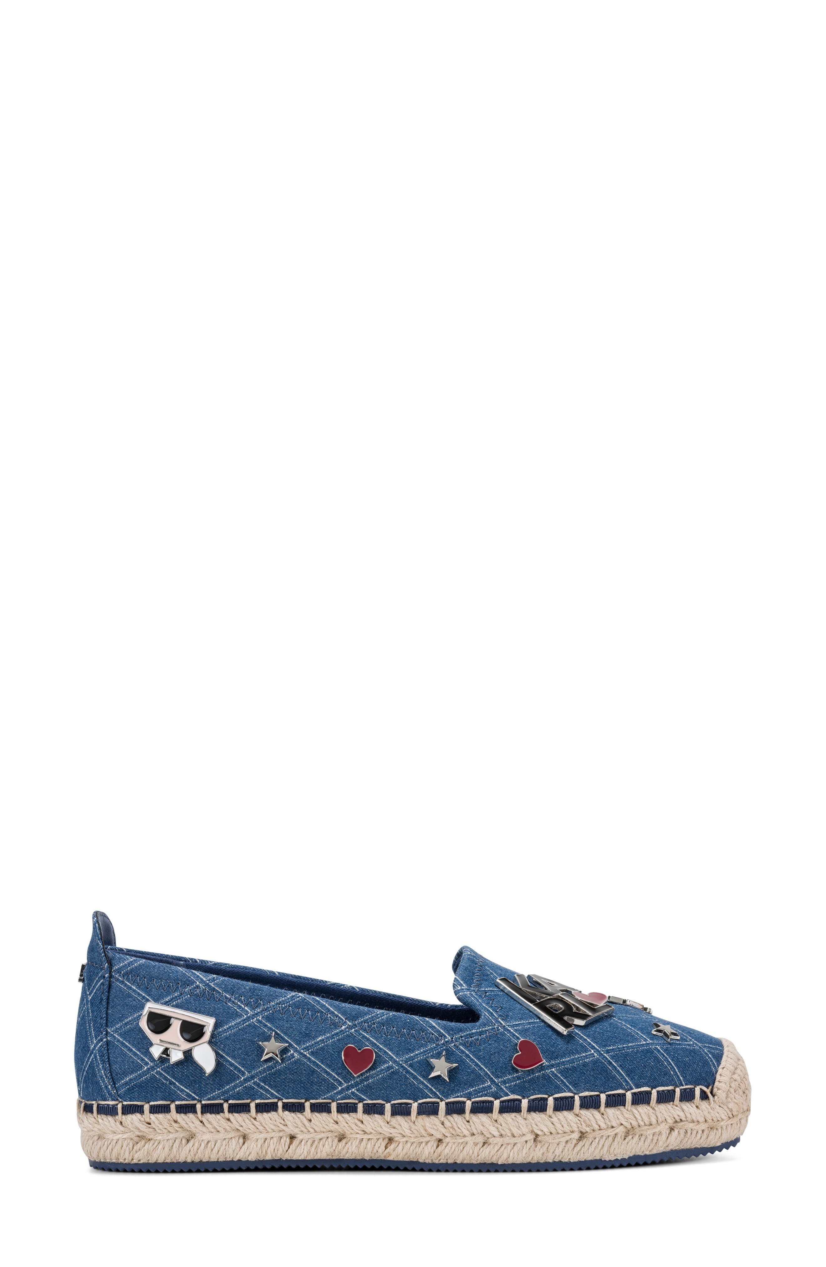 Malvie Espadrille Flat, Alternate, color, BLUE