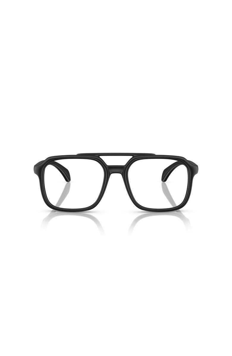 Moncler 54mm Square optical glasses, Alternate, color, Black